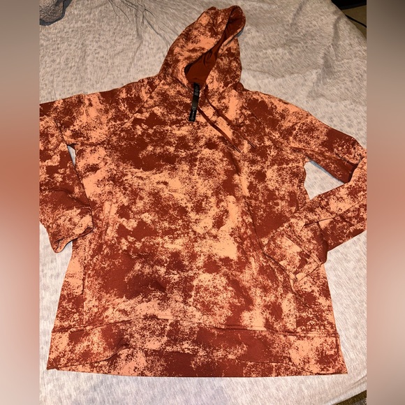 lululemon athletica Men's Orange Tie-Dye Hoodie